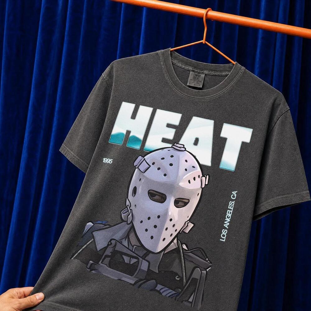90S Action Movie Streetwear Heat Graphic Tee Shirt